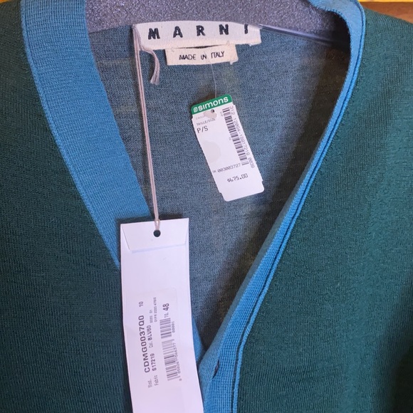 Marni Lana vergine new wool cardigan - Picture 4 of 7